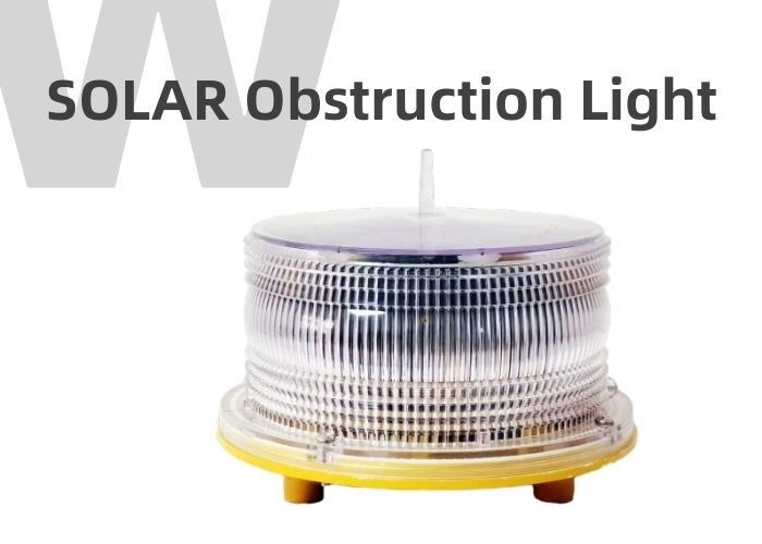 Flashing ICAO Type A Obstruction Light Polycarbonate Bird Deterrent Needles Design