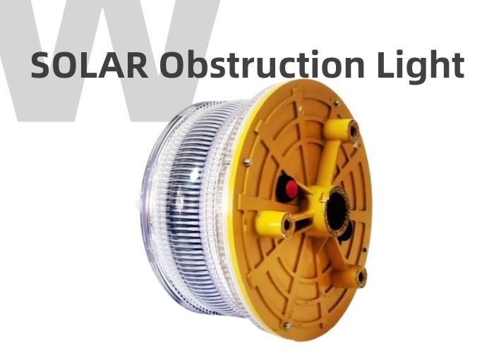 Flashing ICAO Type A Obstruction Light Polycarbonate Bird Deterrent Needles Design