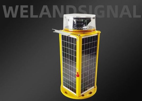 15nm 256 Solar Powered Marine Navigation Light For Boat Buoys